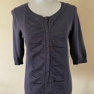 United States Sweaters , Deep grey ruched sweater